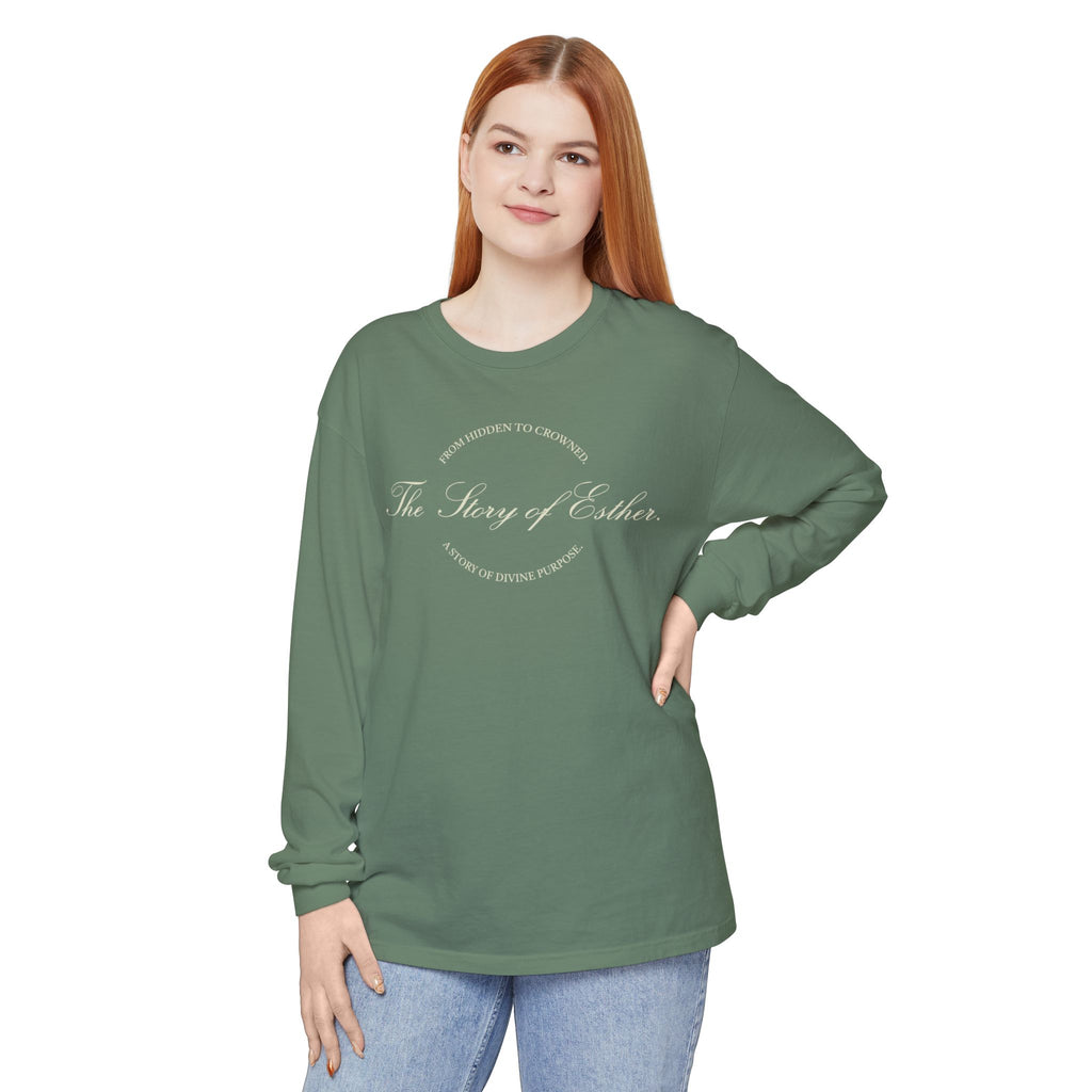 The Story of Esther | Hidden to Crowned Long Sleeve Shirt