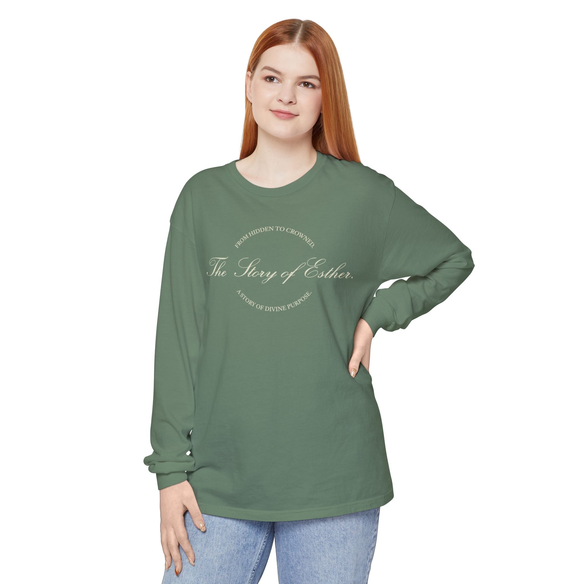 The Story of Esther | Hidden to Crowned Long Sleeve Shirt