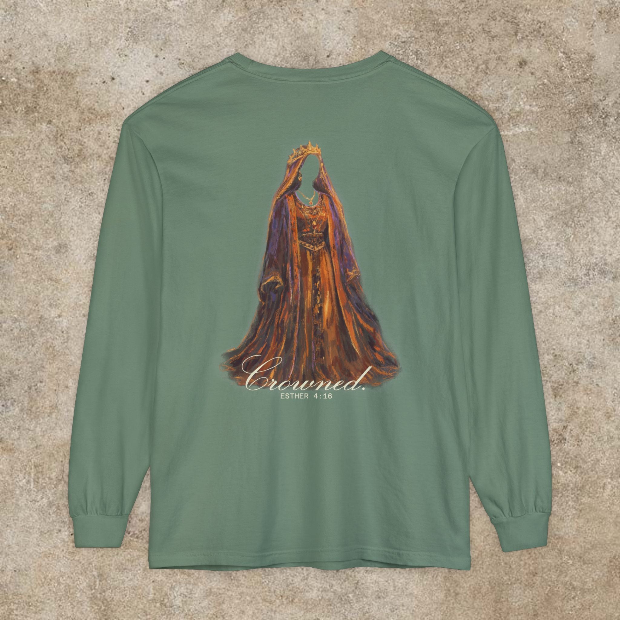 The Story of Esther | Hidden to Crowned Long Sleeve Shirt