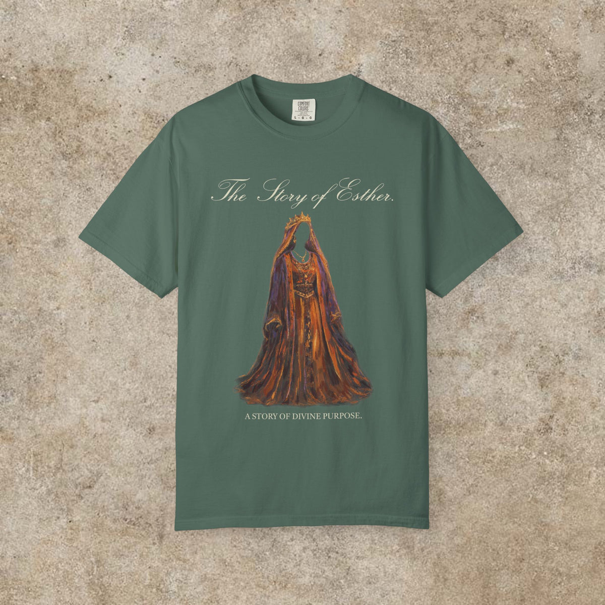 The Story of Esther | Hidden To Crowned Shirt - Front Design