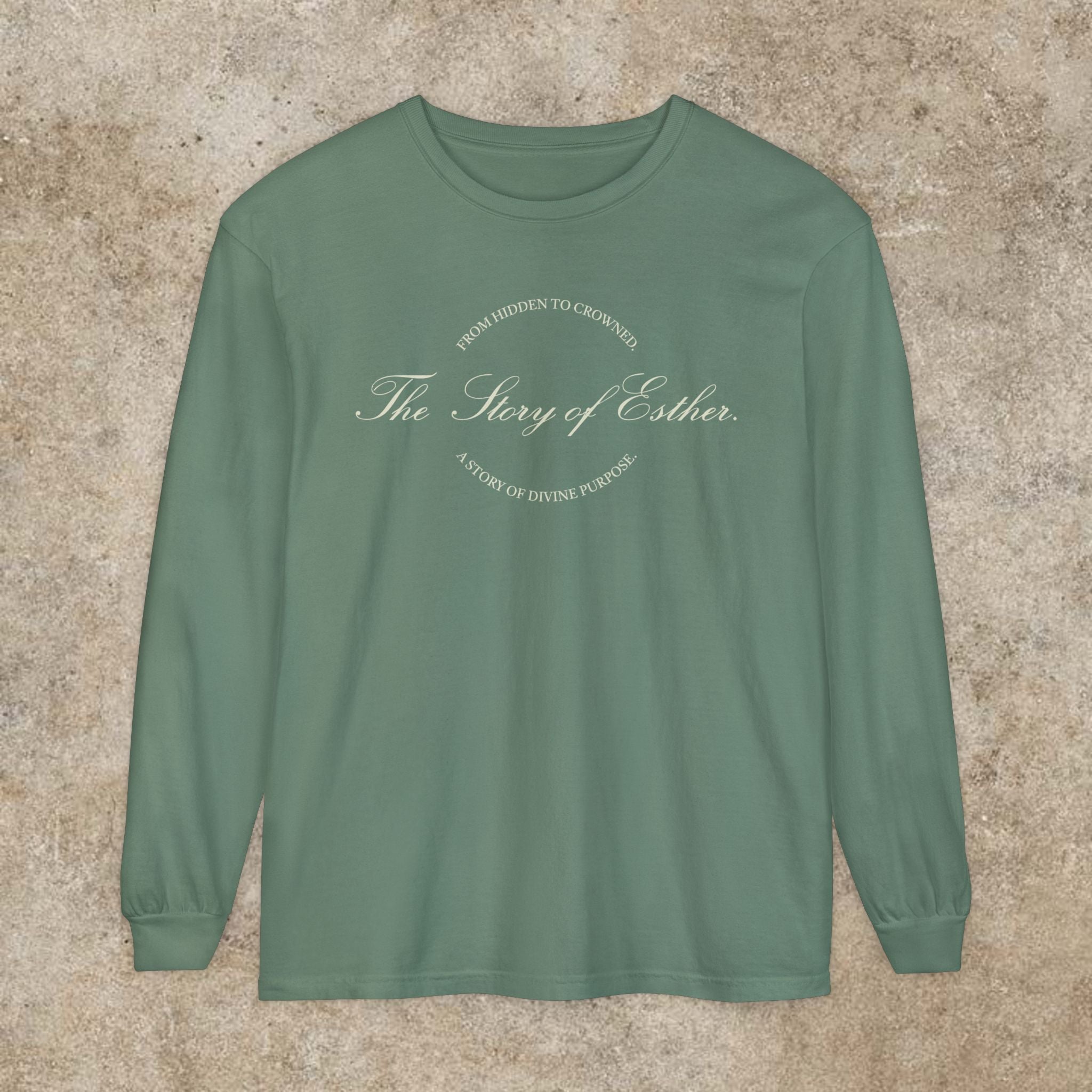 The Story of Esther | Hidden to Crowned Long Sleeve Shirt