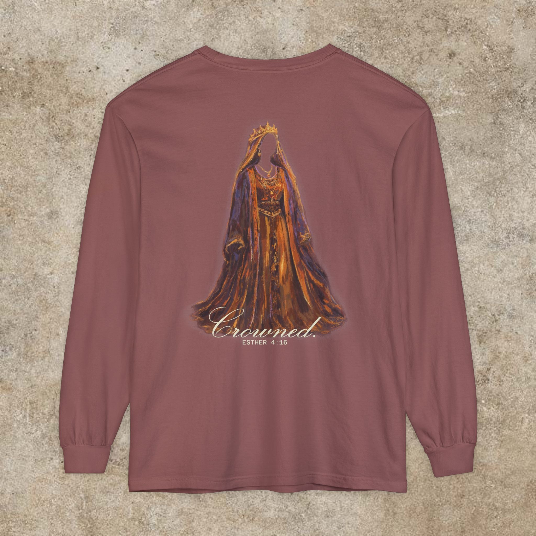 The Story of Esther | Hidden to Crowned Long Sleeve Shirt
