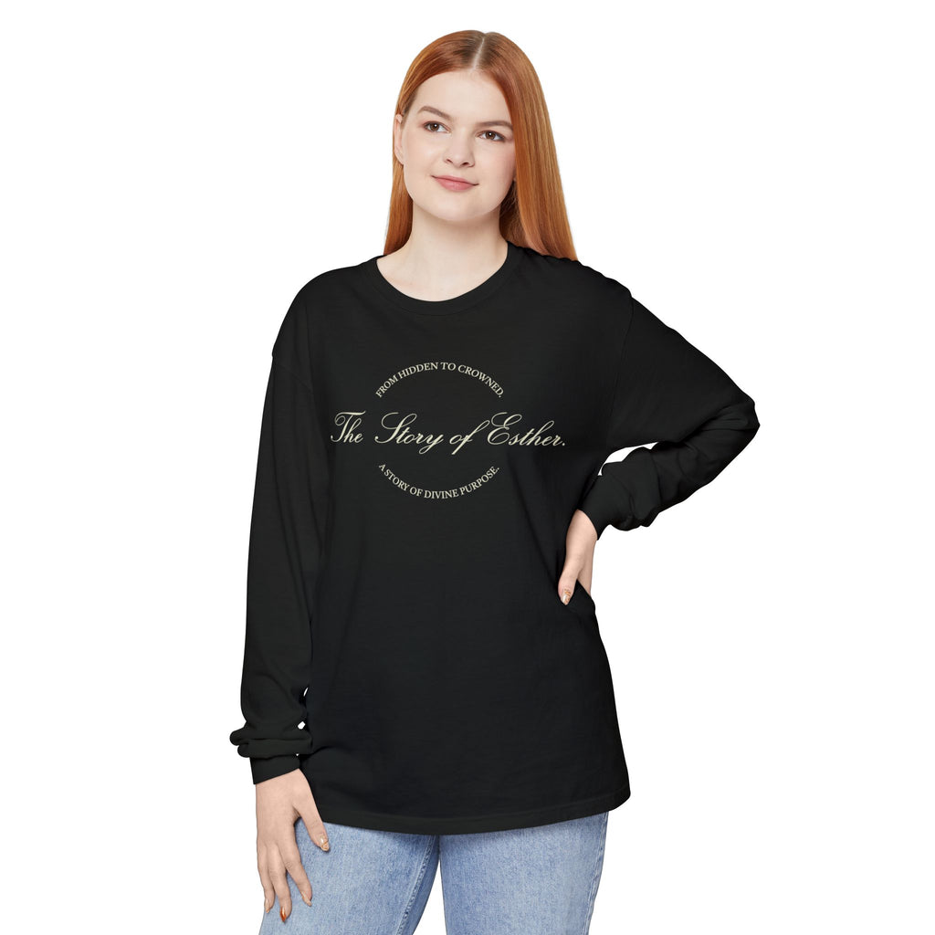 The Story of Esther | Hidden to Crowned Long Sleeve Shirt