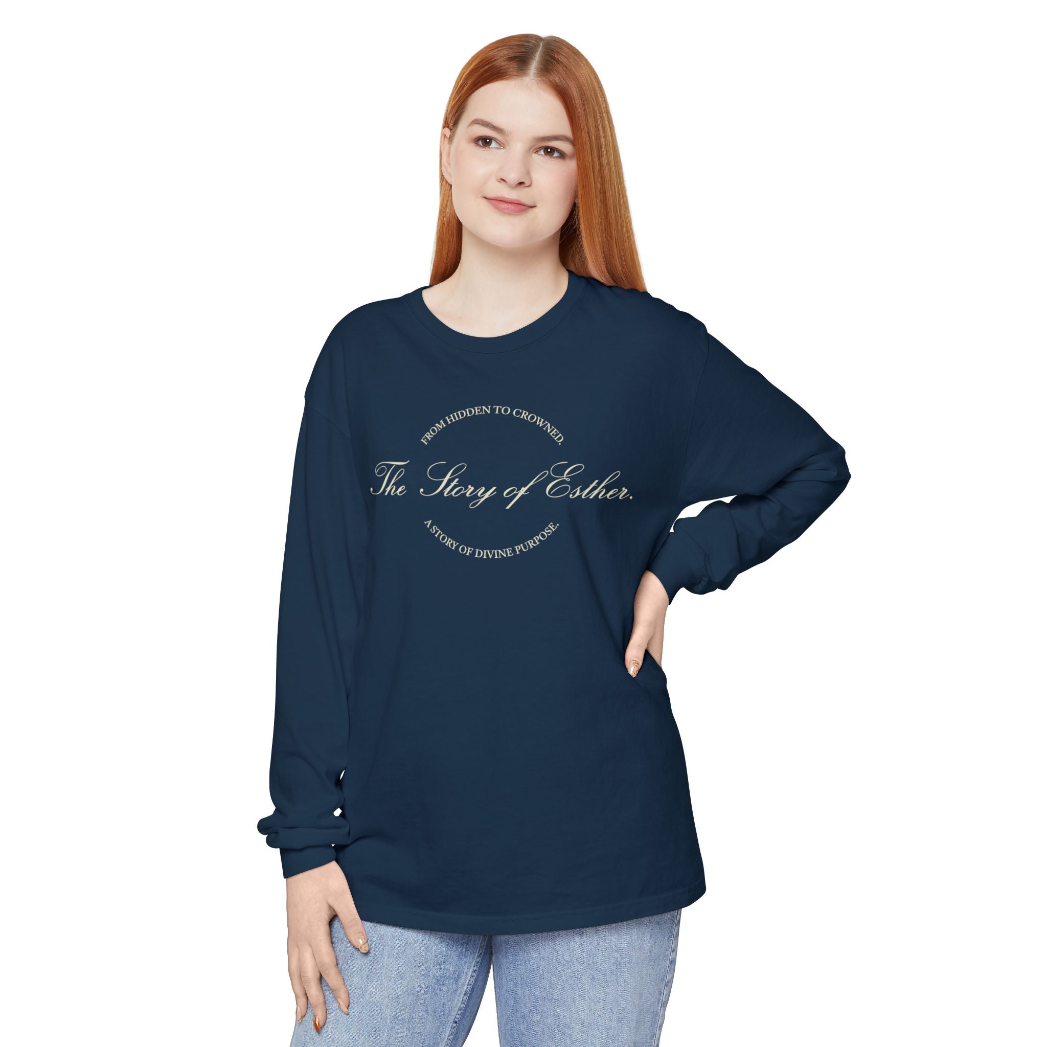 The Story of Esther | Hidden to Crowned Long Sleeve Shirt