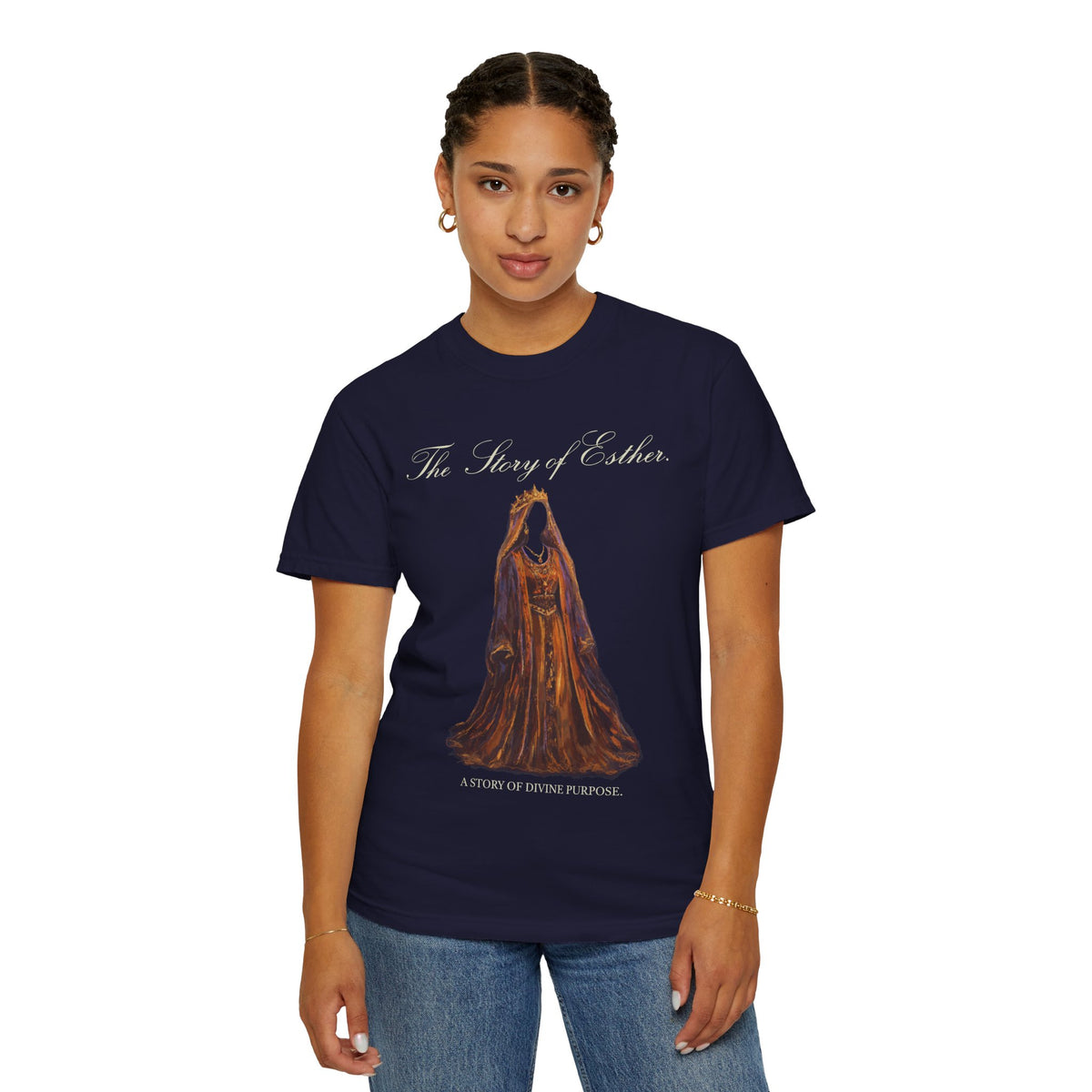 The Story of Esther | Hidden To Crowned Shirt - Front Design