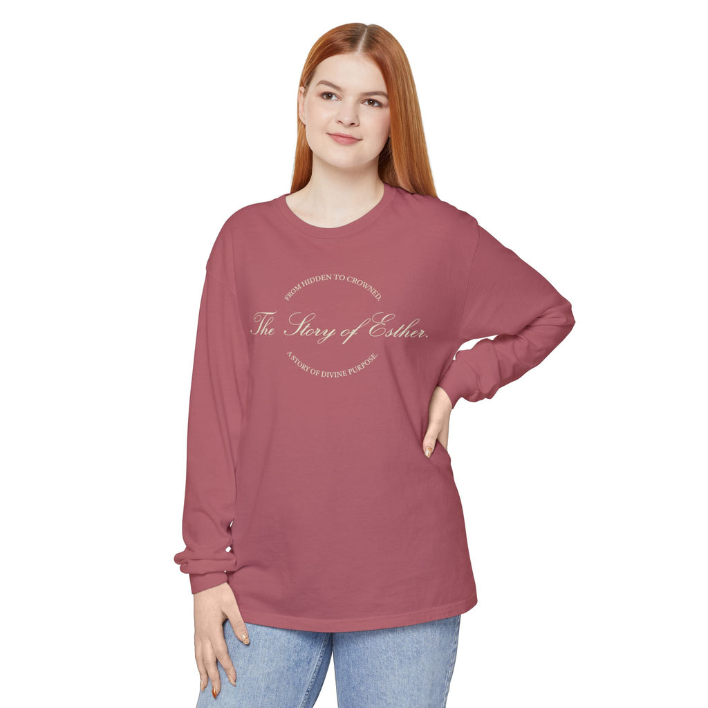 The Story of Esther | Hidden to Crowned Long Sleeve Shirt
