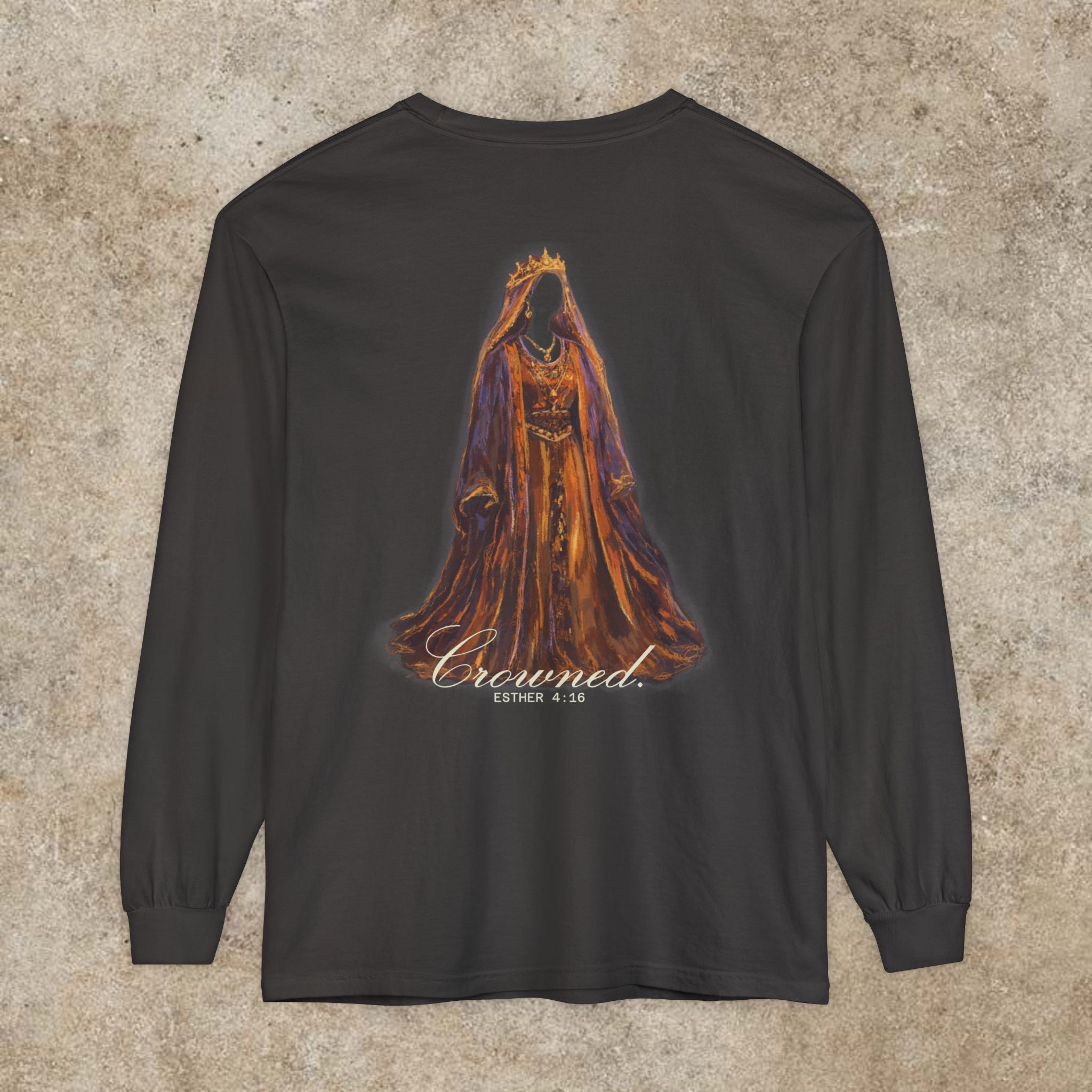 The Story of Esther | Hidden to Crowned Long Sleeve Shirt