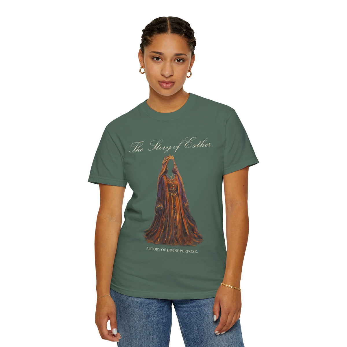 The Story of Esther | Hidden To Crowned Shirt - Front Design