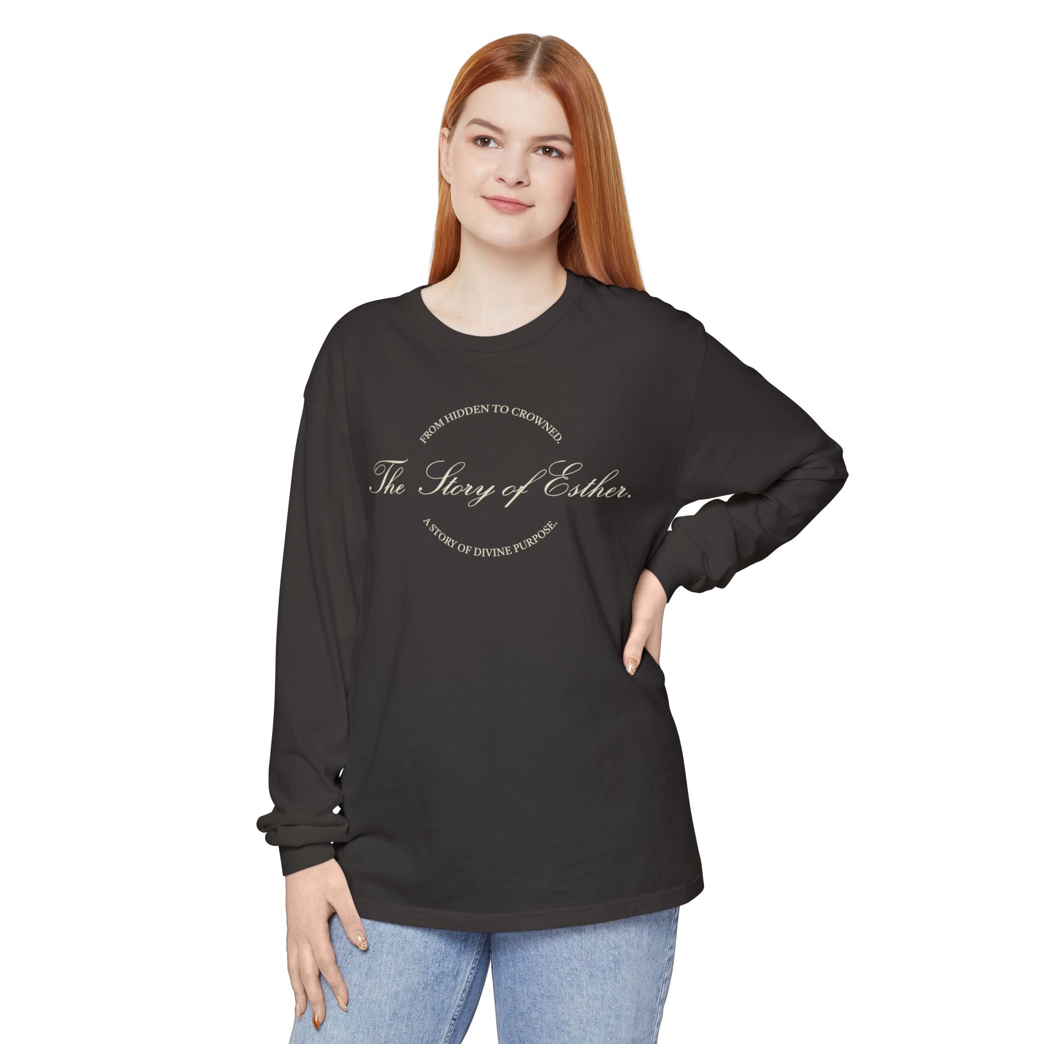 The Story of Esther | Hidden to Crowned Long Sleeve Shirt