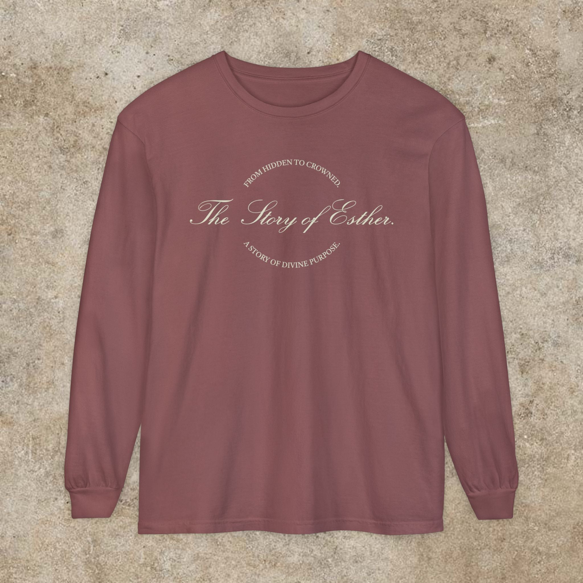 The Story of Esther | Hidden to Crowned Long Sleeve Shirt
