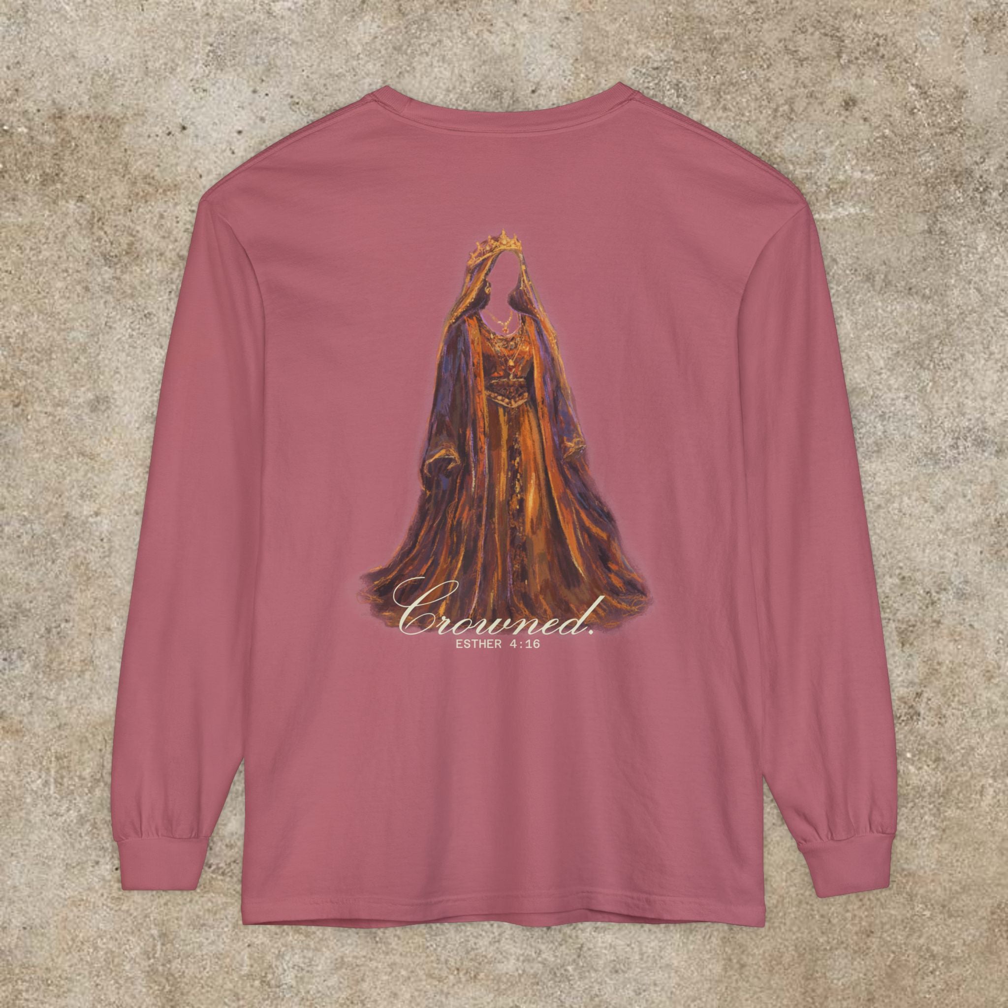 The Story of Esther | Hidden to Crowned Long Sleeve Shirt