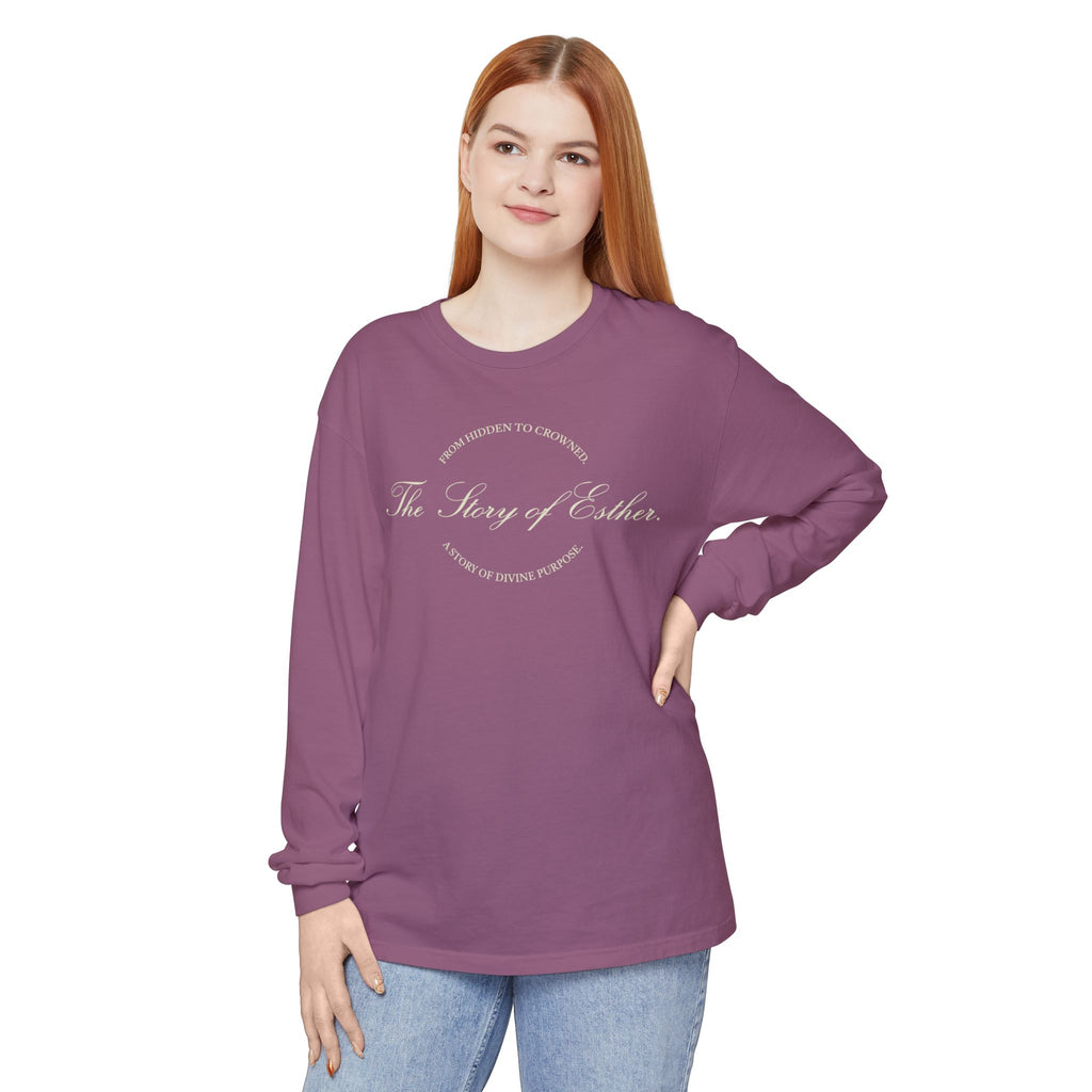 The Story of Esther | Hidden to Crowned Long Sleeve Shirt