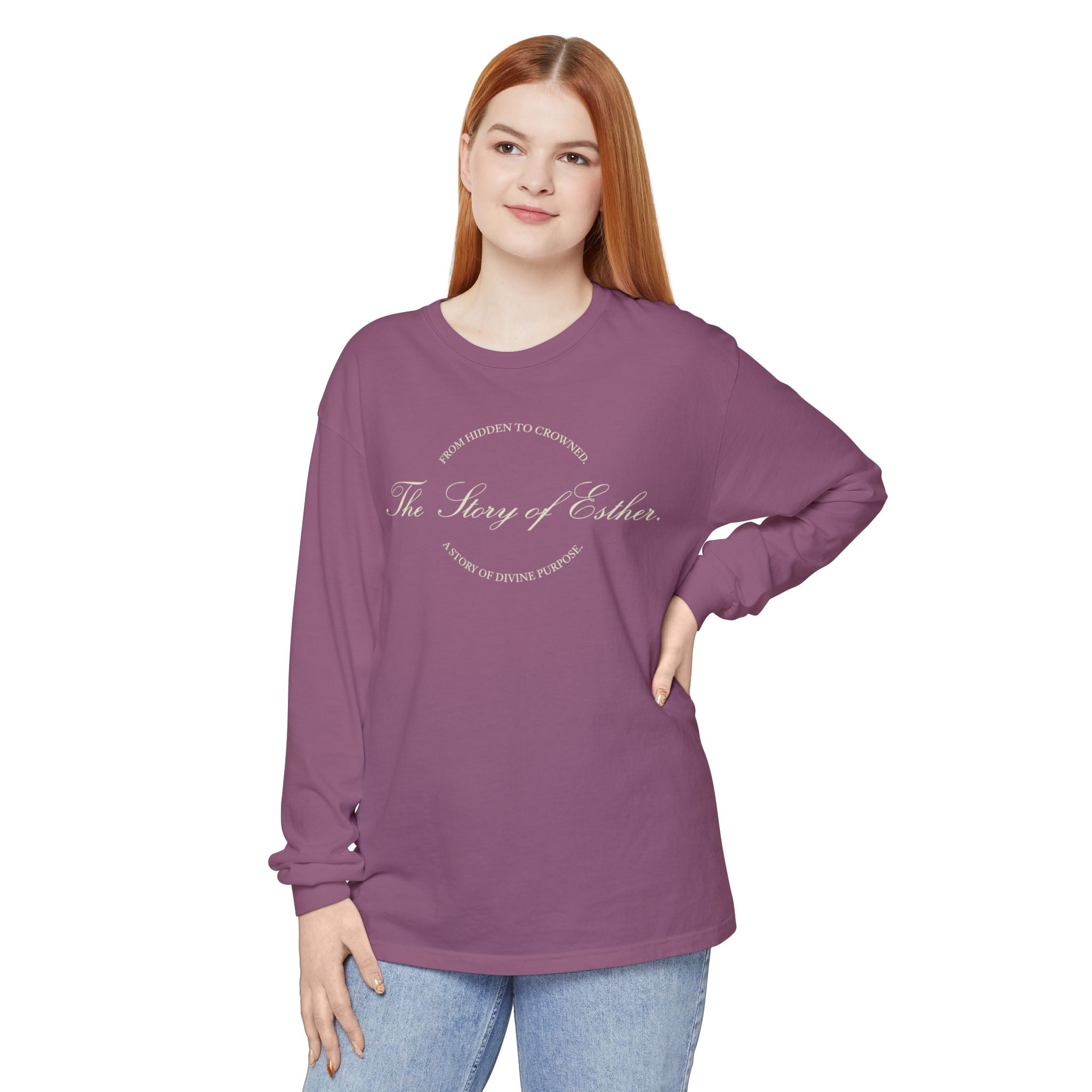 The Story of Esther | Hidden to Crowned Long Sleeve Shirt