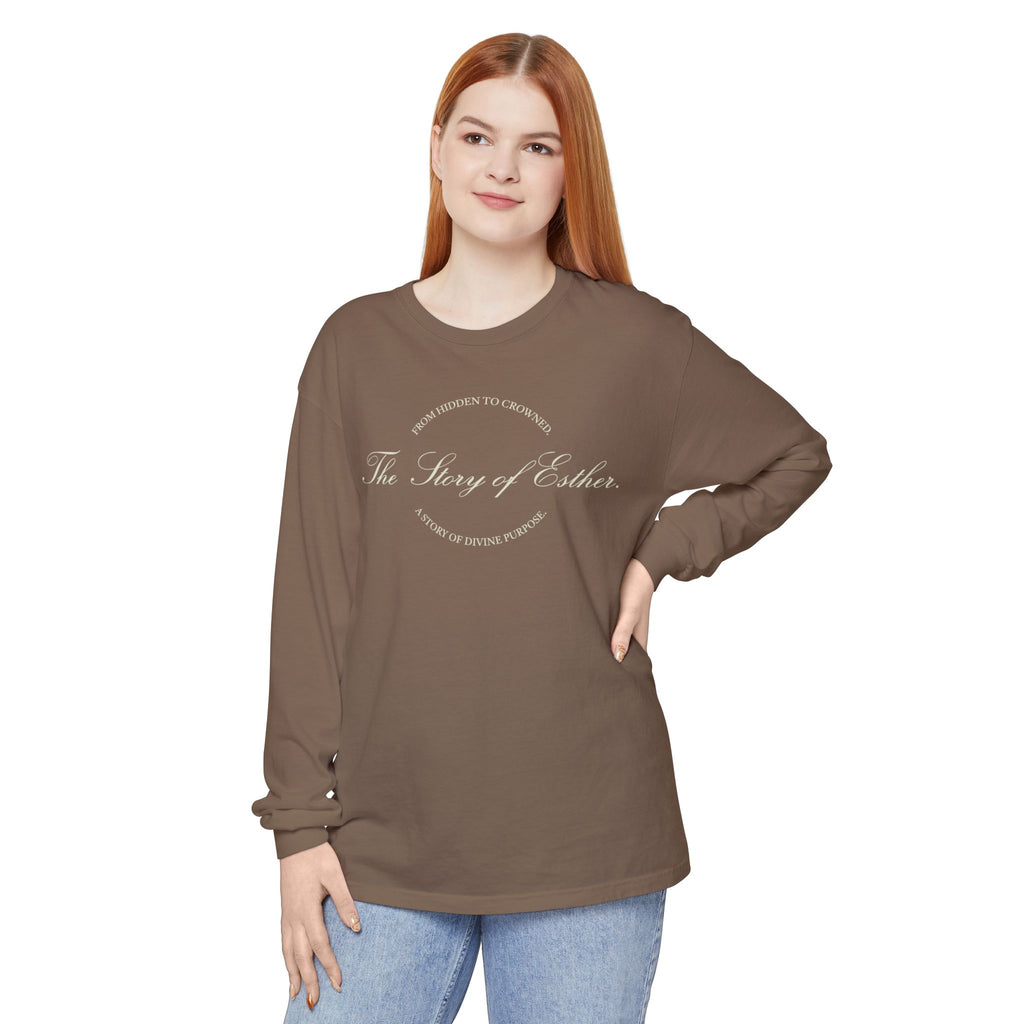 The Story of Esther | Hidden to Crowned Long Sleeve Shirt