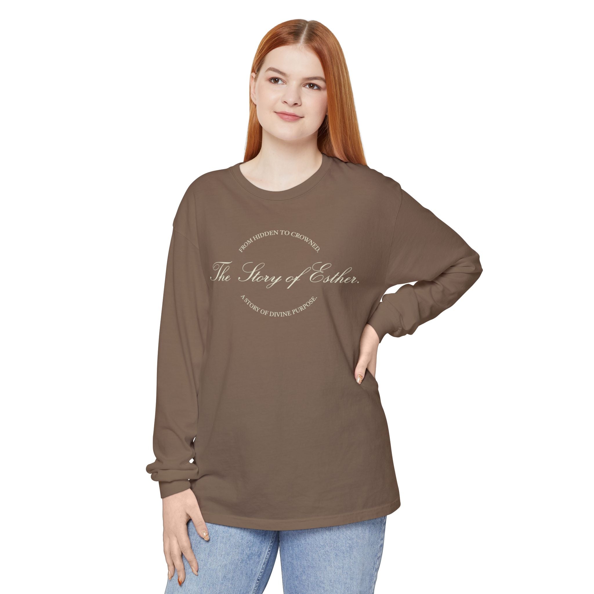 The Story of Esther | Hidden to Crowned Long Sleeve Shirt