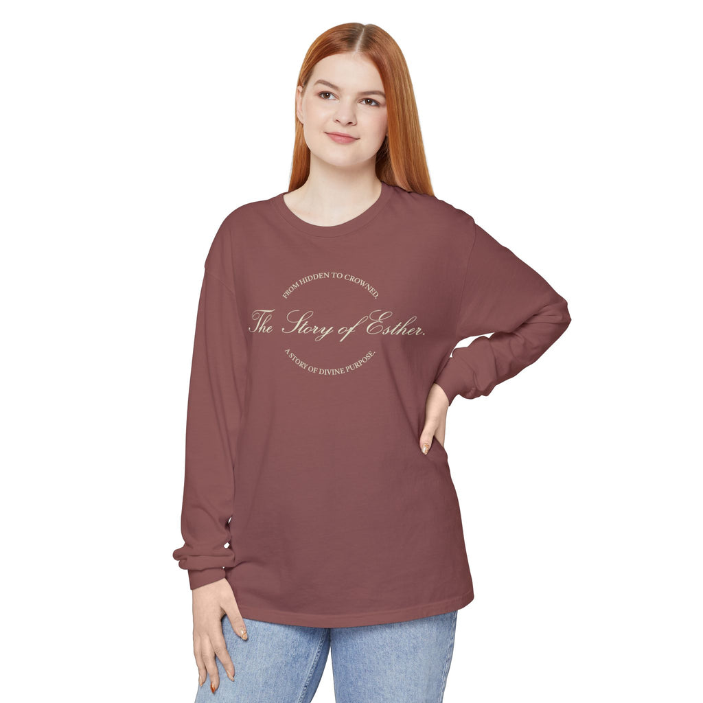 The Story of Esther | Hidden to Crowned Long Sleeve Shirt