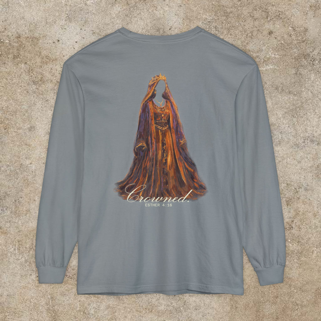 The Story of Esther | Hidden to Crowned Long Sleeve Shirt