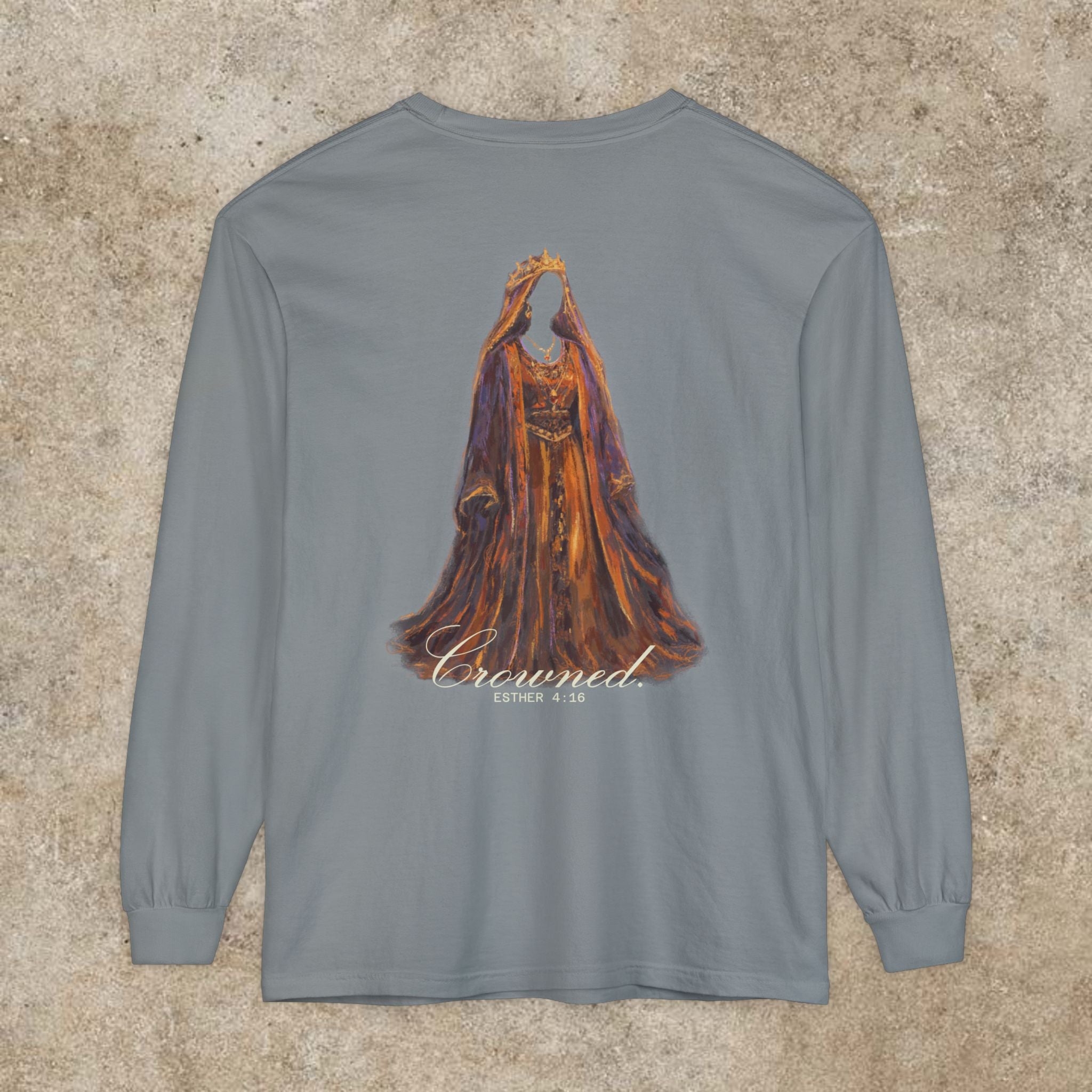 The Story of Esther | Hidden to Crowned Long Sleeve Shirt