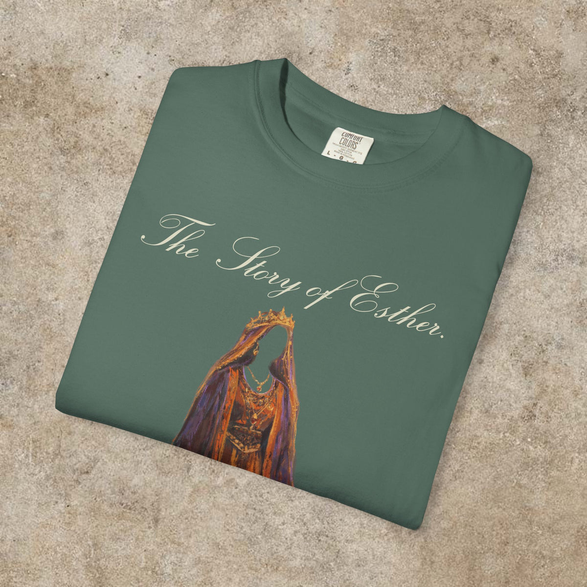 The Story of Esther | Hidden To Crowned Shirt - Front Design