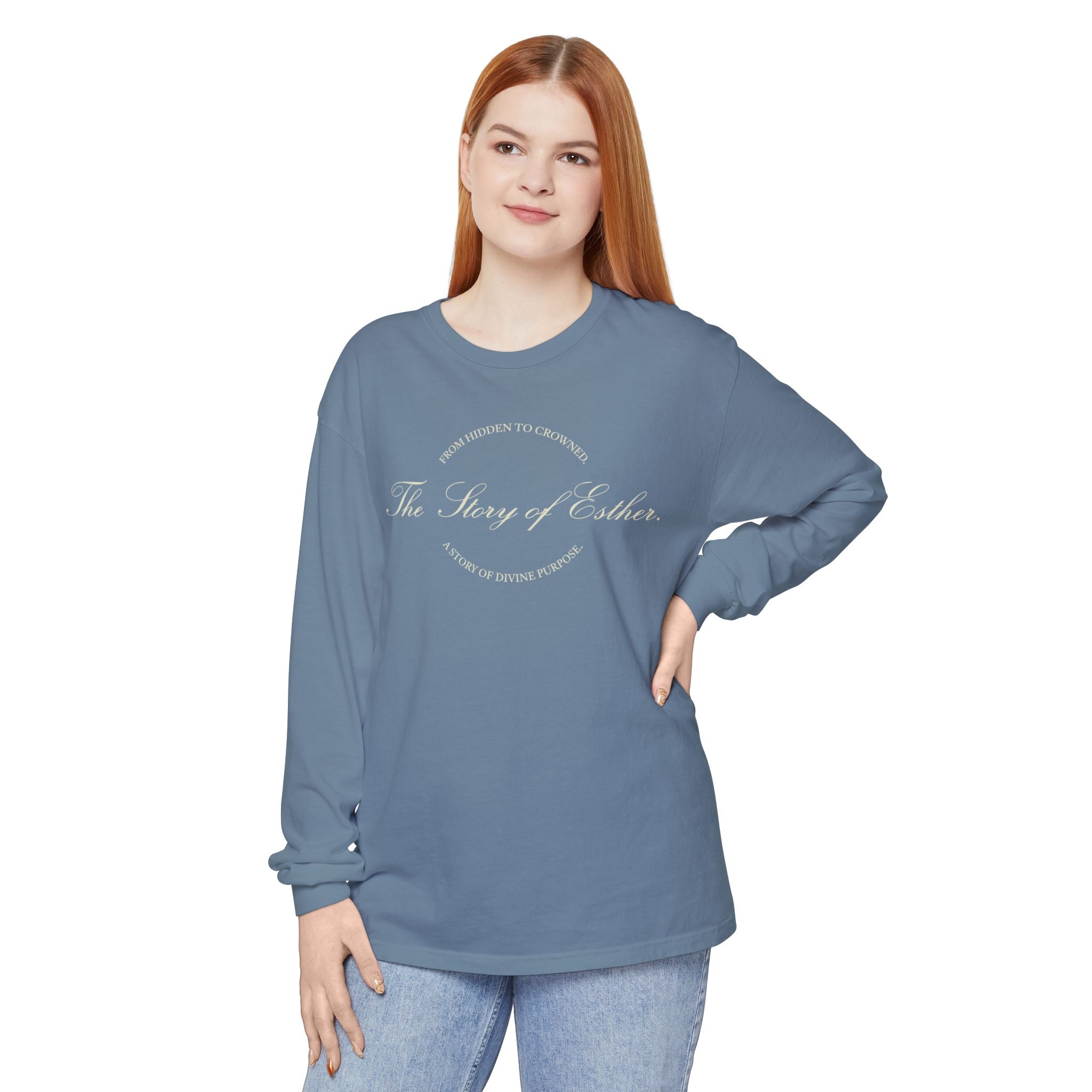 The Story of Esther | Hidden to Crowned Long Sleeve Shirt