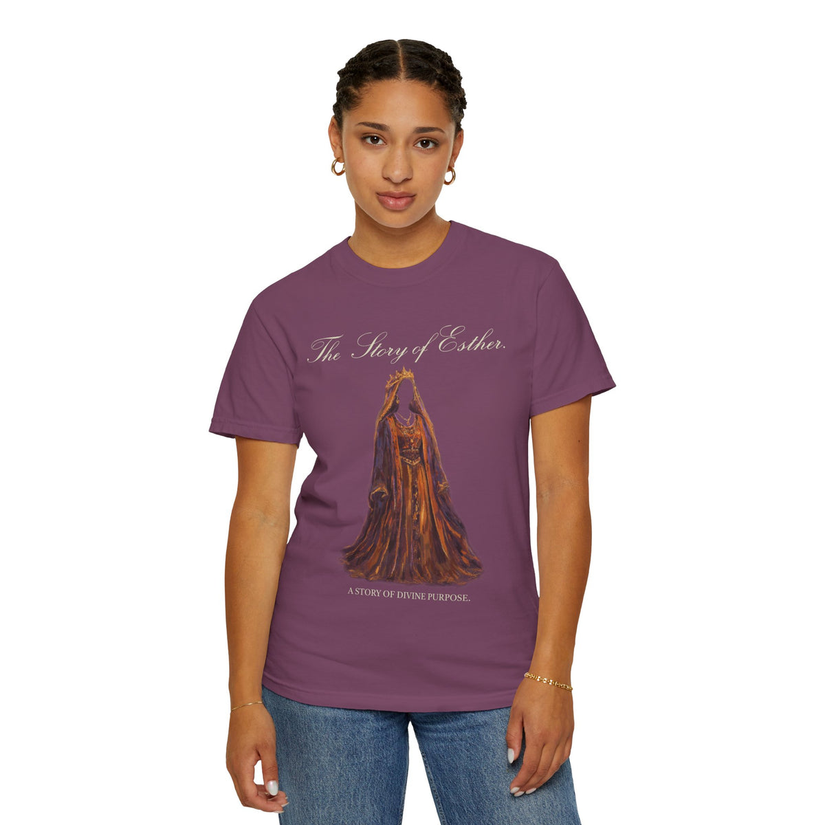 The Story of Esther | Hidden To Crowned Shirt - Front Design