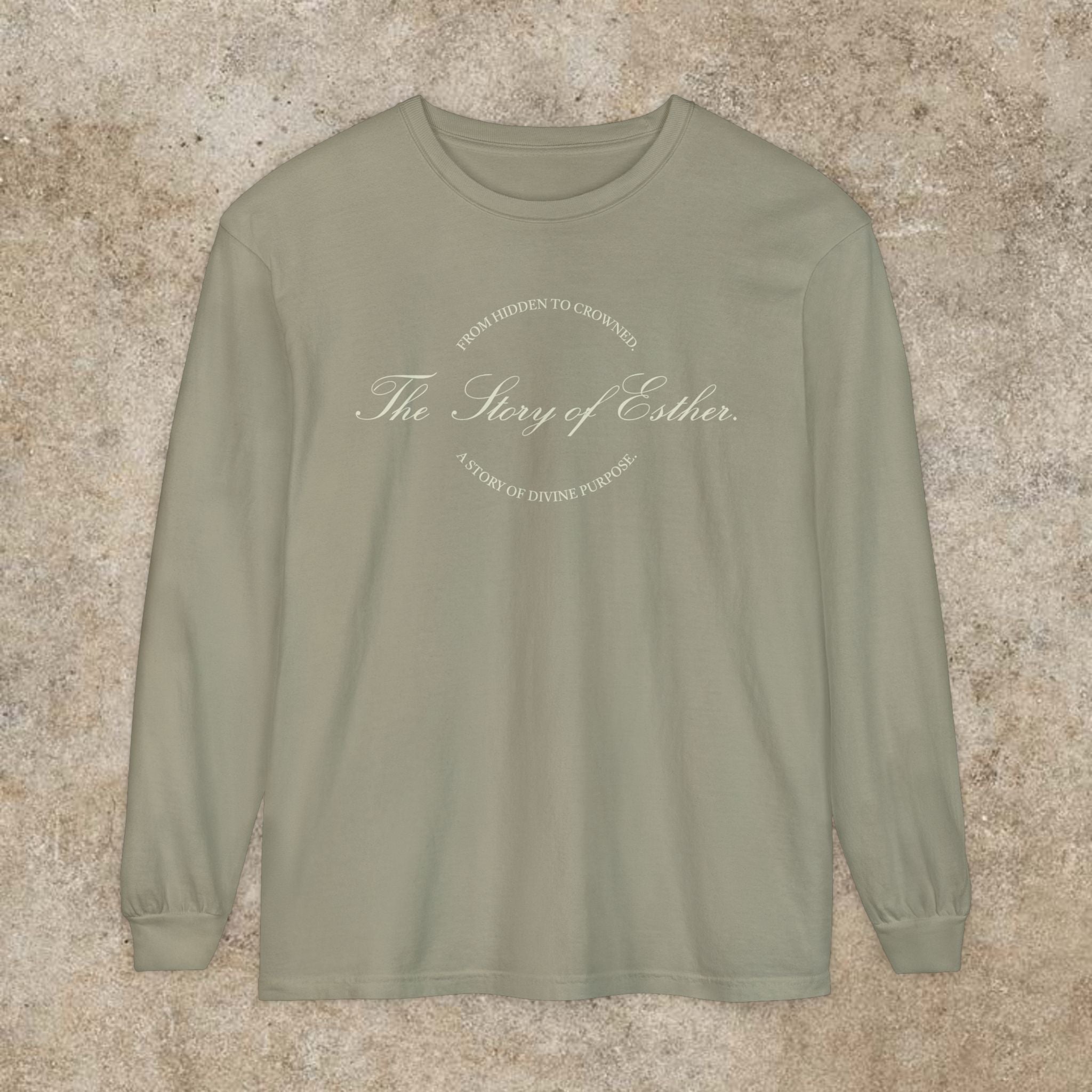 The Story of Esther | Hidden to Crowned Long Sleeve Shirt