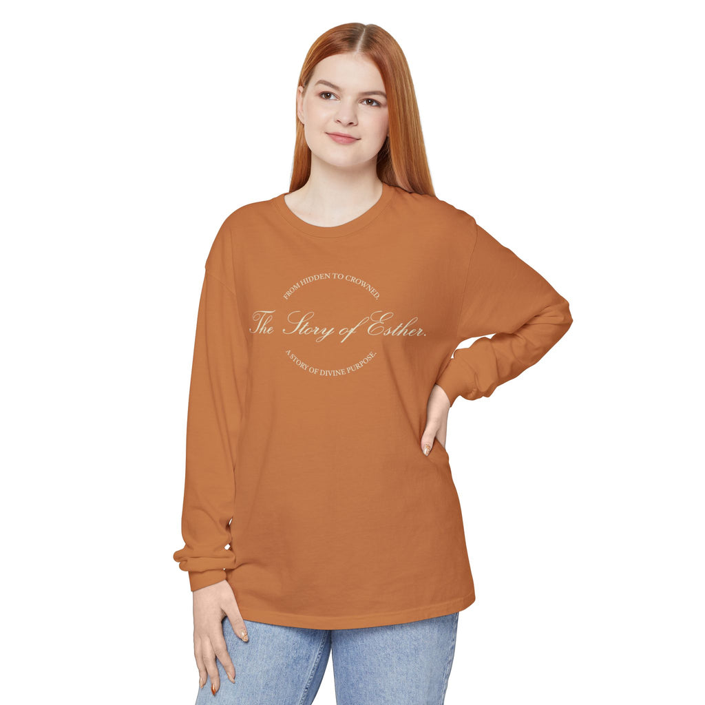 The Story of Esther | Hidden to Crowned Long Sleeve Shirt