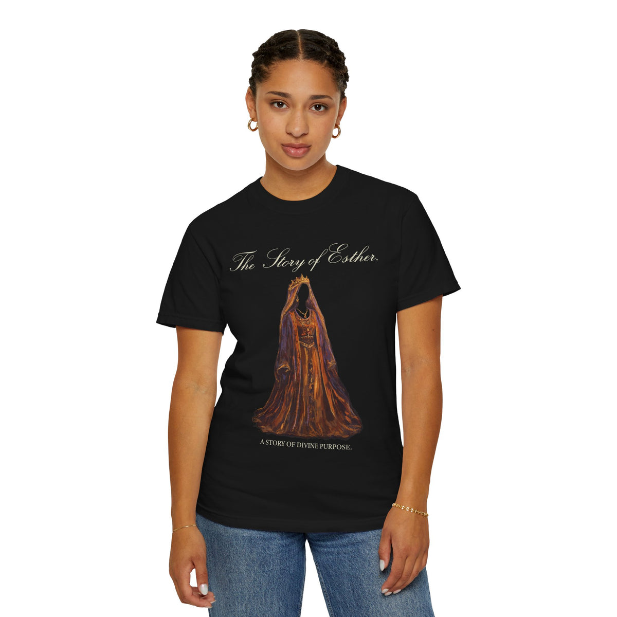 The Story of Esther | Hidden To Crowned Shirt - Front Design