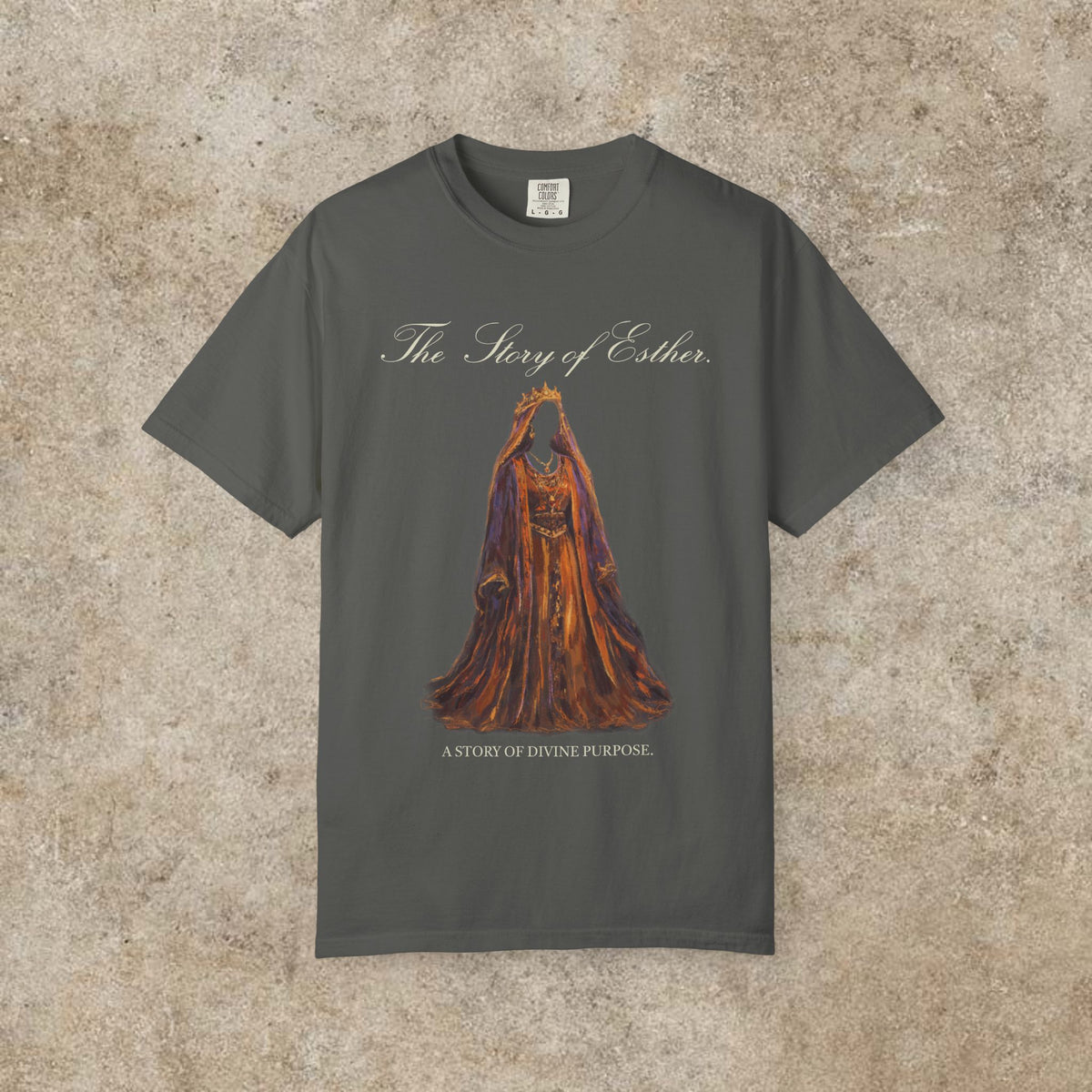 The Story of Esther | Hidden To Crowned Shirt - Front Design