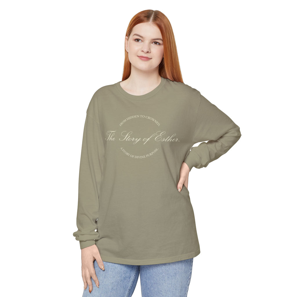 The Story of Esther | Hidden to Crowned Long Sleeve Shirt