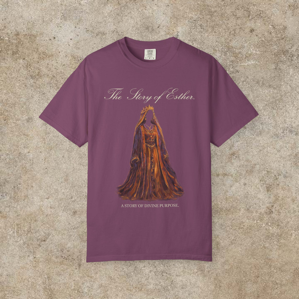 The Story of Esther | Hidden To Crowned Shirt - Front Design