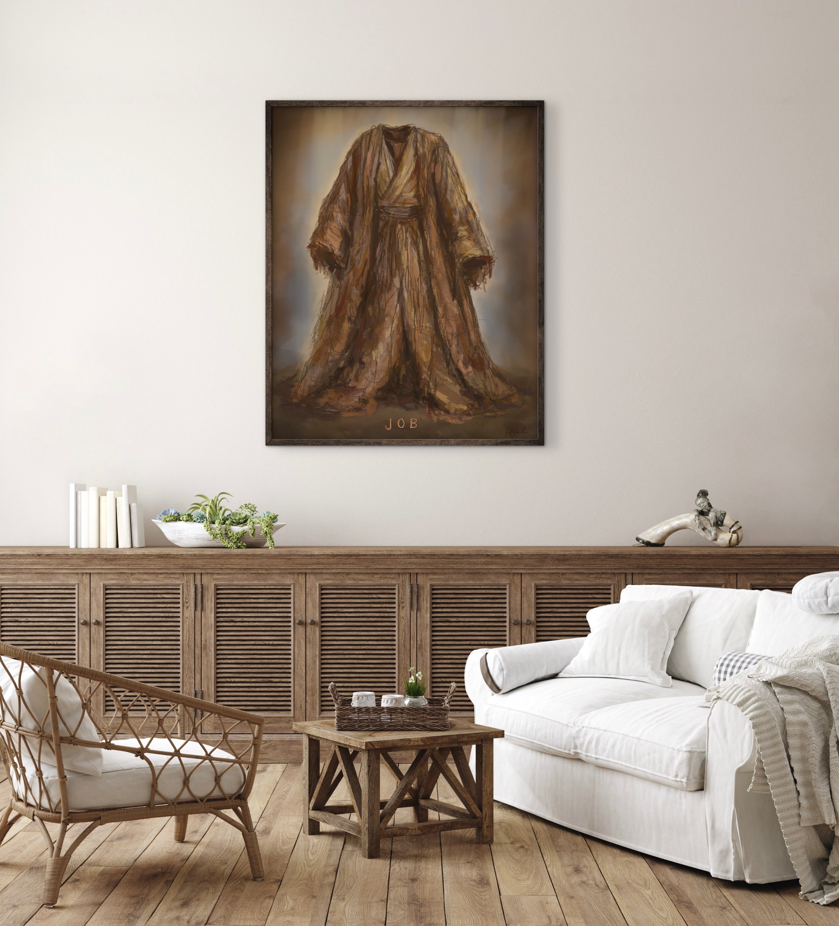 The Story of Job - Canvas Print