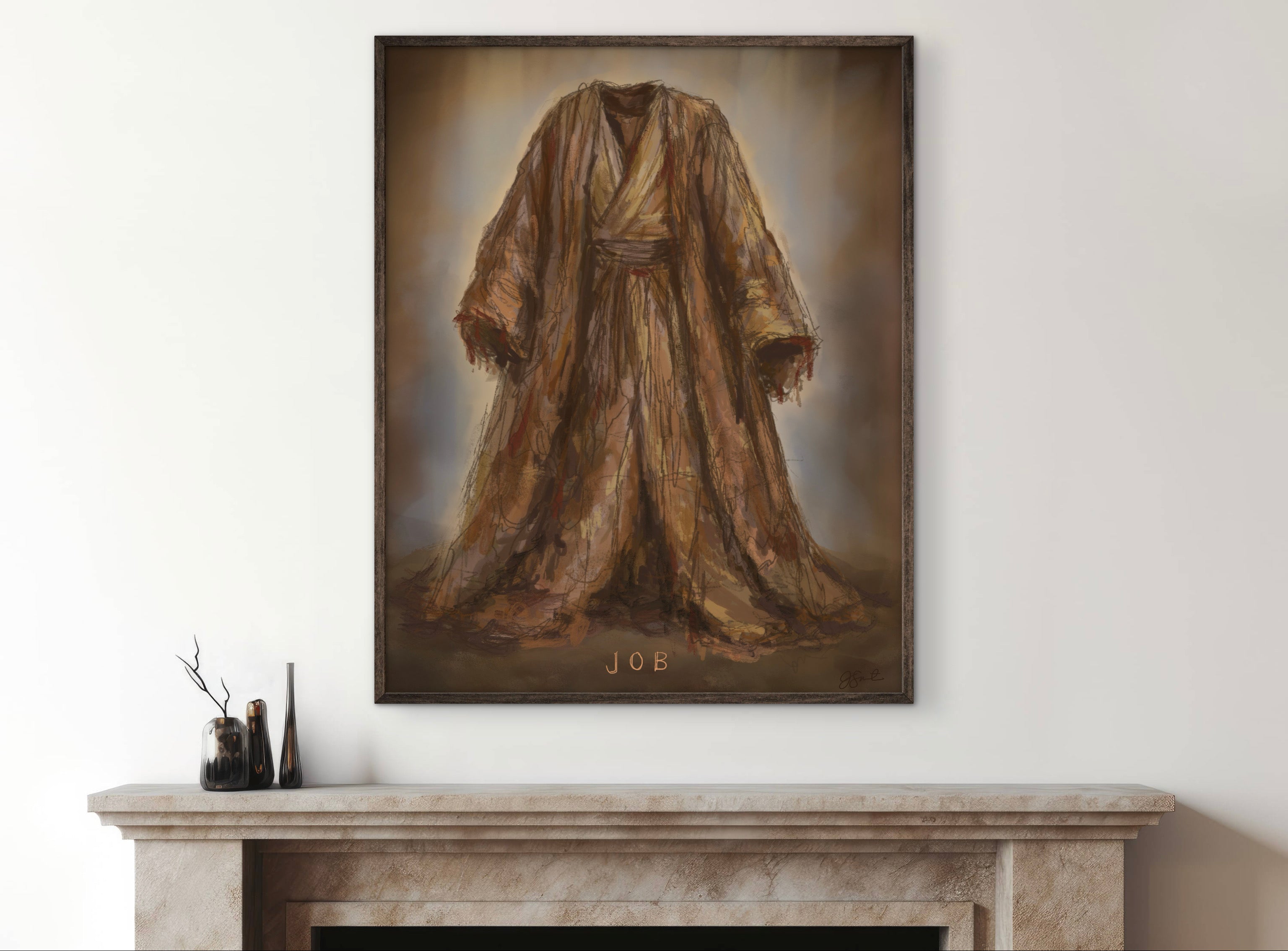 The Story of Job - Canvas Print