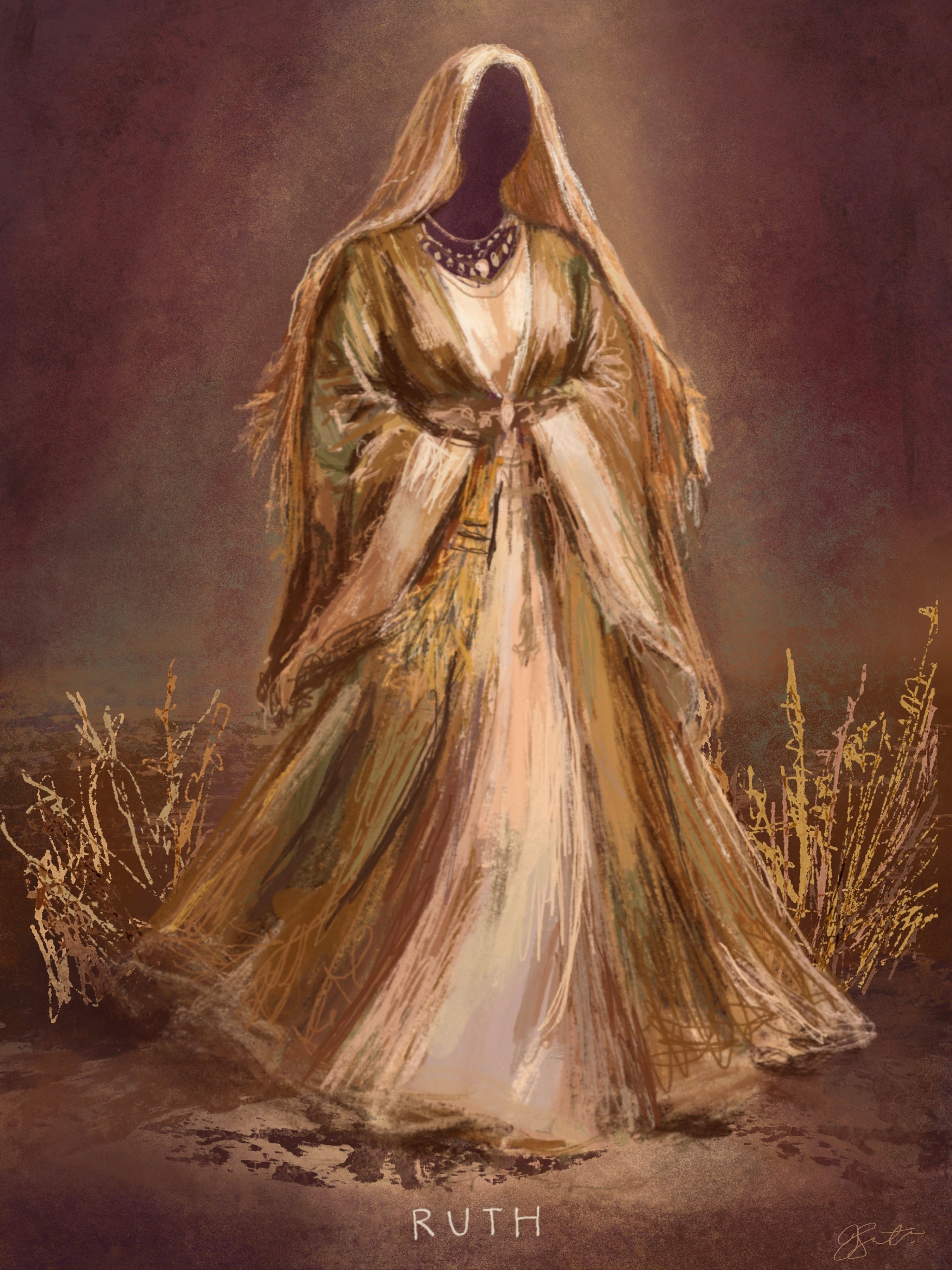 The Story of Ruth - Canvas Print